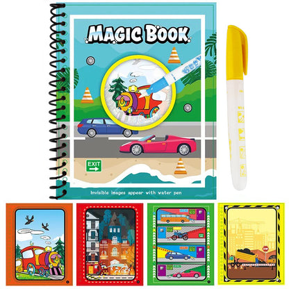 Magic Water Colouring Book With Pen
